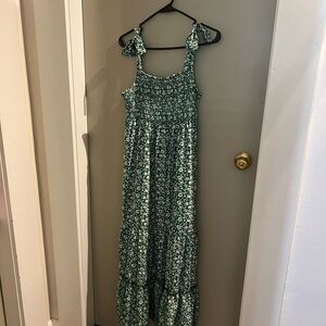 Liberty Love Emerald Floral Dress